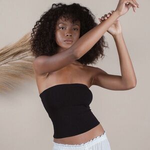 Indigo Luna Full Moon Tube Top | Black Tube Top